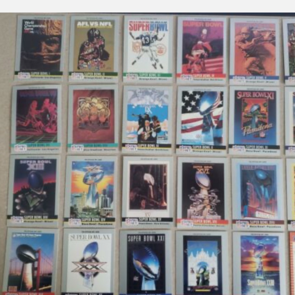 NFL 1990 PROSET Super Bowl subset